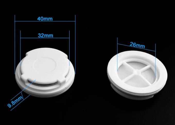 Liberação redonda do ar da maneira da válvula uma do ventilador do diâmetro 40mm para vagens da máscara da categoria médica