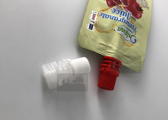 O polietileno derrama tampões do bico 8.6mm que o diâmetro para se levanta o saco do leite de soja