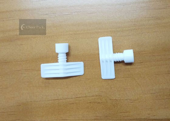 A torção material do PE plástico derrama o diâmetro branco 4mm da cor dos tampões do bico