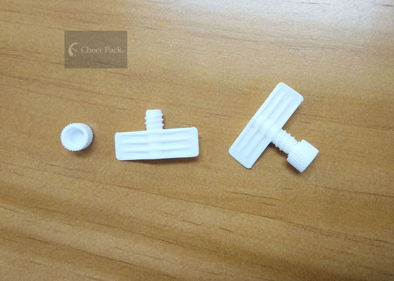 A torção material do PE plástico derrama o diâmetro branco 4mm da cor dos tampões do bico