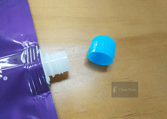 os tampões plásticos do bico do diâmetro interno de 16mm para levantam-se o suco Doypack