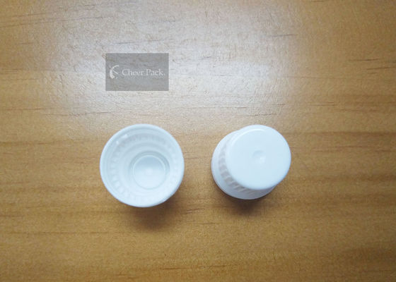 O branco derrama tampões do bico para o diâmetro exterior 1.16cm do malote plástico