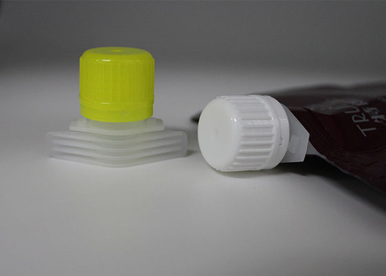 Tampões plásticos amarelos do bico para o malote de dobramento da curvatura Handheld portátil