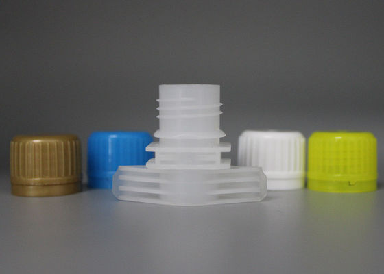 Os tampões plásticos claros do bocal da sução do bico com dobro abrem o diâmetro interno de 16mm