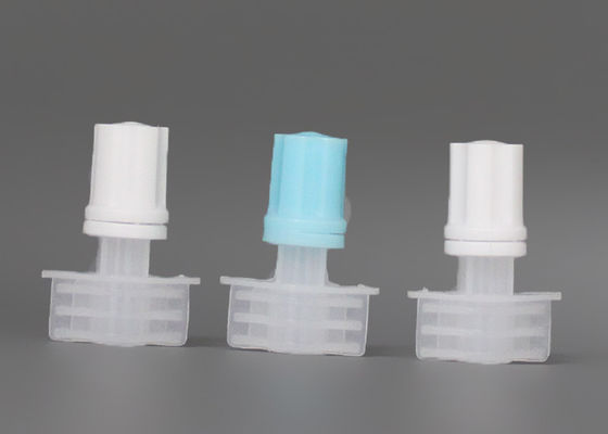 Cinco milímetros derramam o plástico do PE das tampas do bico para a embalagem do malote dos cuidados com a pele