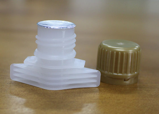 O plástico do forro de selo derrama o fechamento dos tampões do bico com folha de alumínio da selagem
