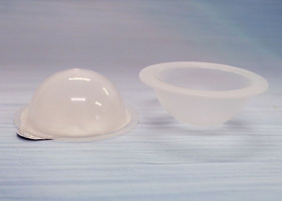 Vagens pequenas plásticas do recipiente para o líquido de limpeza do Facial na forma inferior redonda
