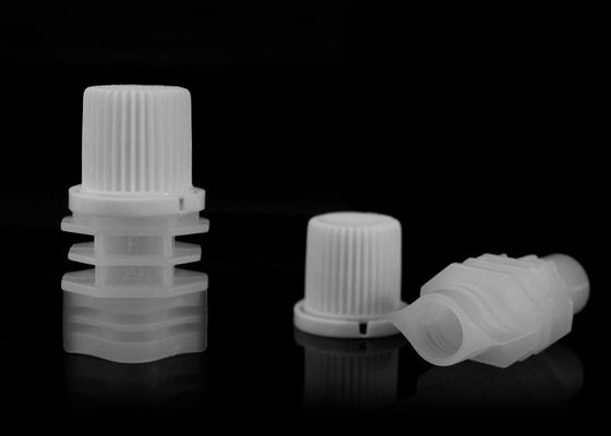 o bico plástico burglarproof do diâmetro exterior de 10.5mm tampa o canto no doypack da pasta