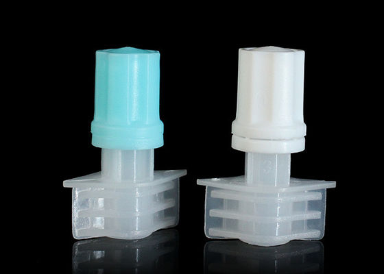 os tampões plásticos do bico da cor azul do calibre de 5mm para cuidados com a pele Doypack/malote do comida para bebê cobrem