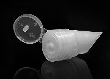 bocal plástico do bico do hdpe em 20/410 de tampão de garrafa superior da aleta para o doypack do sanitizer