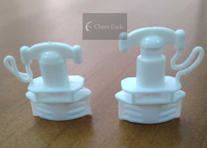 Reciclando o bico plástico da garrafa tampe 8*6mm para a capacidade pequena Doypack