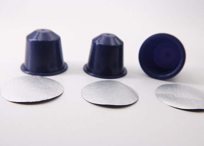Vagem Customable da cápsula do café instantâneo da forma de Nespresso com folha de alumínio
