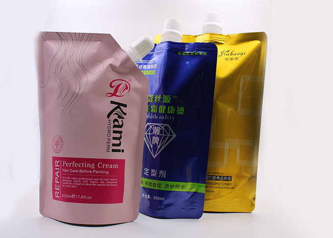 A geleia da prova da água líquida levanta-se o malote com o bico que empacota 100ml/200ml