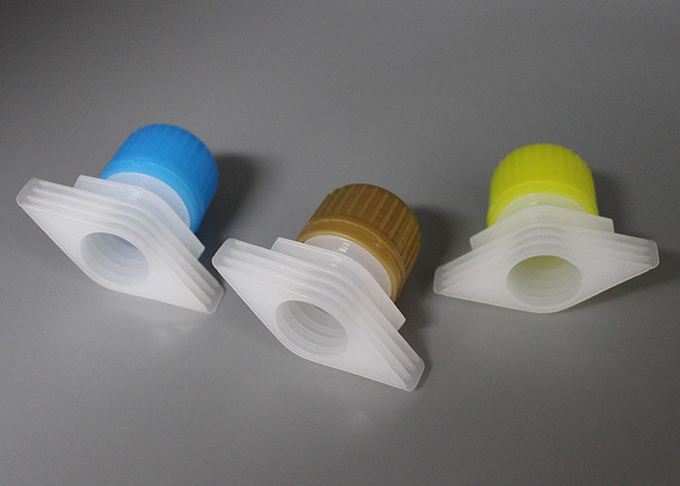 Os tampões plásticos do bico do produto comestível/tampão de parafuso Reclosable resistem a 83 graus