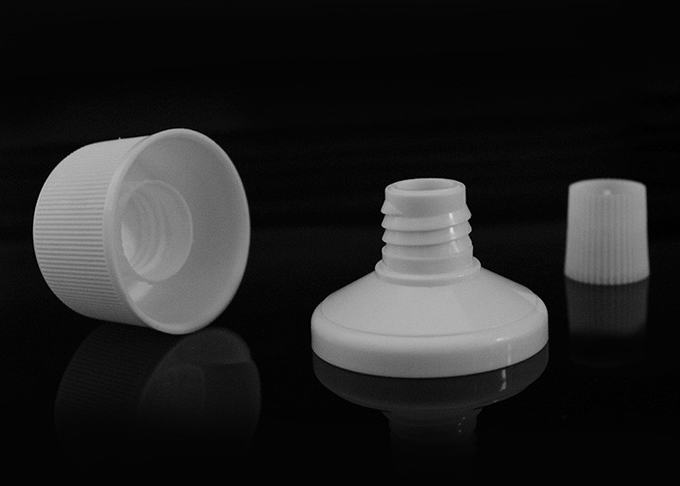 Tampão personalizado fechado cabeça laminado do tubo do diâmetro 28mm creme farmacêutico
