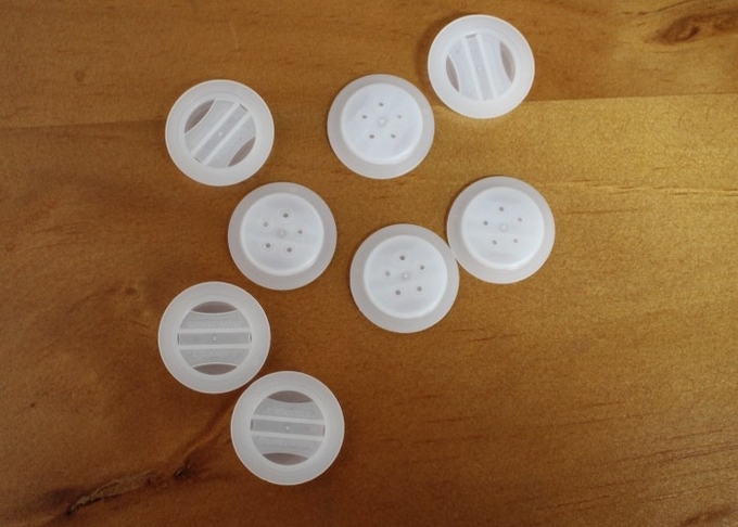 Mini um selo claro da válvula de respiradouro do ar da maneira pressionado no papel - sacos compostos dos plásticos
