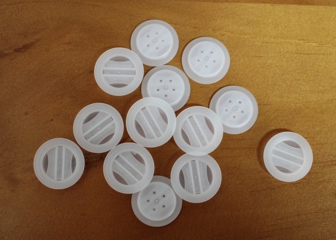 Mini um selo claro da válvula de respiradouro do ar da maneira pressionado no papel - sacos compostos dos plásticos