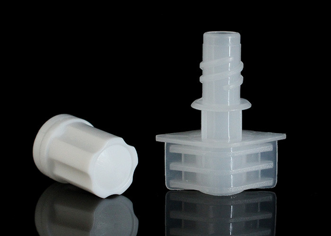 os tampões plásticos do bico da cor azul do calibre de 5mm para cuidados com a pele Doypack/malote do comida para bebê cobrem