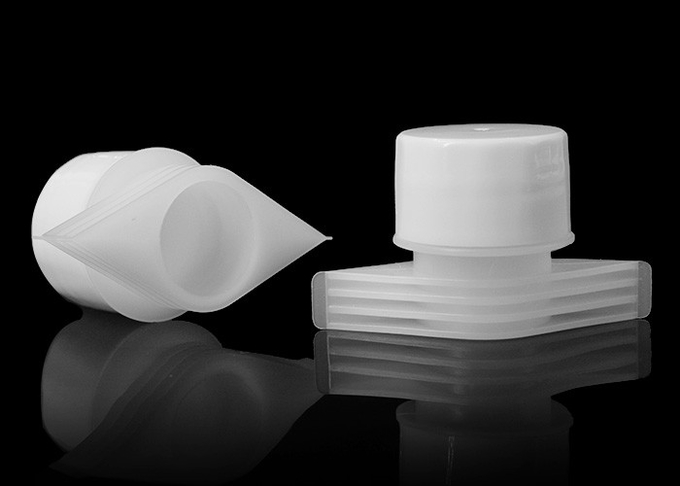 tampões plásticos do bico do diâmetro externo de 24.5mm para o malote do líquido do detergente para a roupa