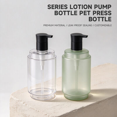 Qualidade  470ml PET Lotion Pump Bottle | 28 Thread Custom Cosmetic Packaging | Food-grade recyclable PET, leak-proof, custom color & logo for shampoo, body wash and skincare bulk packaging Fábrica
