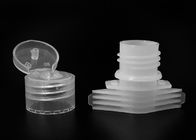 Bocal plástico com aleta - tampão superior do bico da aleta do diâmetro 16mm para o malote de lavagem do gel de 75% Achohol