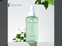 Luxo Verde 50ml 100ml 450ml Botalhas de plástico redondo Loção Cosmética Material PP Press Pump Squeeze B