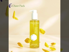 Embalagem de óleo essencial corporal garrafa 150ml 210ml limpo plástico personalizado shampoo loção de cabelo bomba de óleo Bo