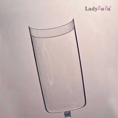 O prego falso natural da tampa completa da cor derruba 50 partes pela ponta acrílica artificial do prego do saco