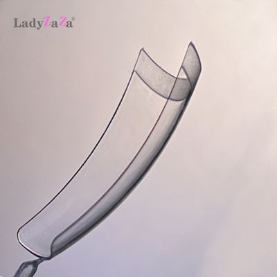 O prego falso natural da tampa completa da cor derruba 50 partes pela ponta acrílica artificial do prego do saco