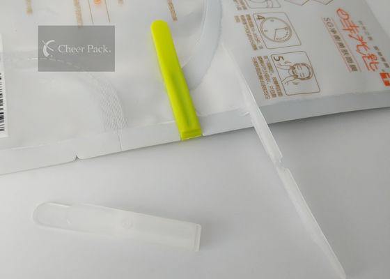 O saco de plástico colorido grampeia dobrador rachado, serviço relativo à promoção do ODM do OEM dos grampos da microplaqueta