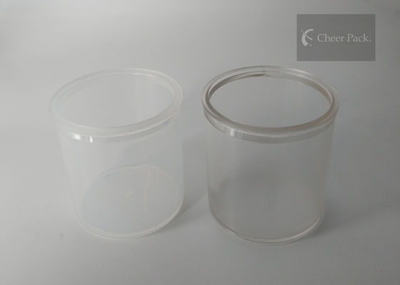 Cor transparente material clara redonda pequena clara do produto comestível de recipientes plásticos