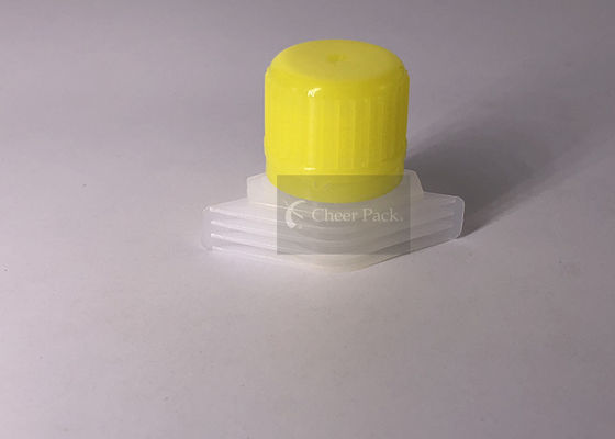 Do tampão amarelo material do bico da cor do PE diâmetro manual da máquina de enchimento 16mm