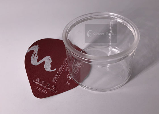 Recipientes plásticos pequenos acrílicos de 35 gramas 100% para a embalagem do doce de Apple