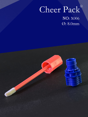 Material PE 8 mm de diâmetro interno Capa de boca de plástico para produtos de batom e sobrancelhas