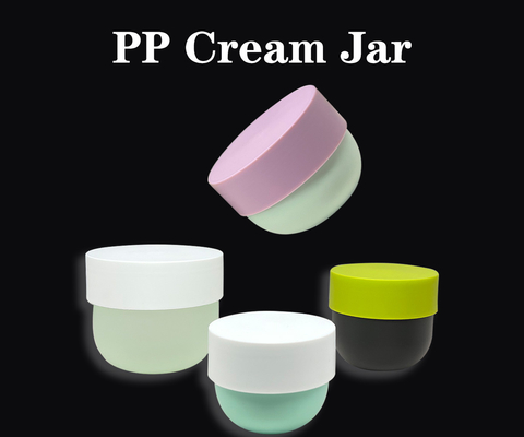Material PP PCR 50ml 100ml 200ml latas de boca larga para cosméticos gelatina, bolo mousse e sorvete
