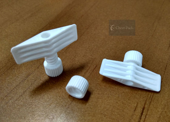 O tampão plástico integrado do bico da torção do estilo para levanta-se o malote, diâmetro de 4 milímetros