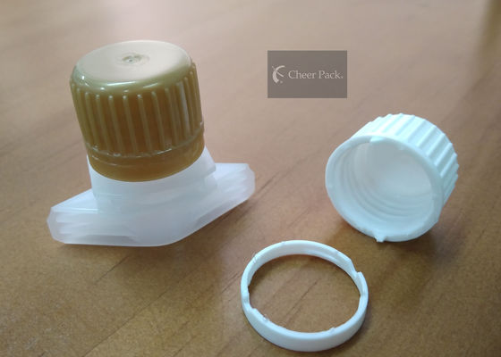 O bico plástico do malote de Doypack tampa o tampão do bocal da sução da prova do escape de 16 milímetros do diâmetro
