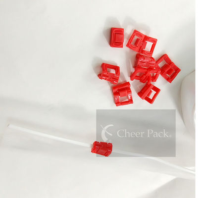Cor vermelha do zíper ziplockk de 5 PP do quilograma para o saco de plástico, fechamento do zíper do saco