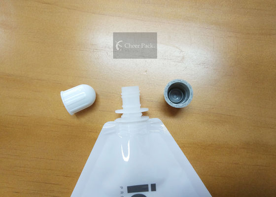 O plástico impermeável do HDPE derrama o material do produto comestível dos tampões do bico