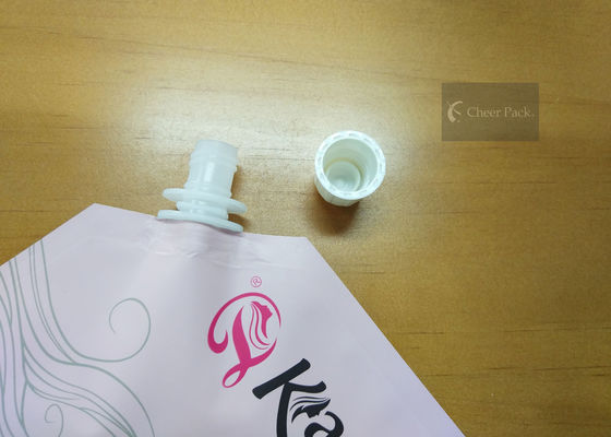 o bico plástico branco da forma oval de 12mm tampa o material do PE do produto comestível