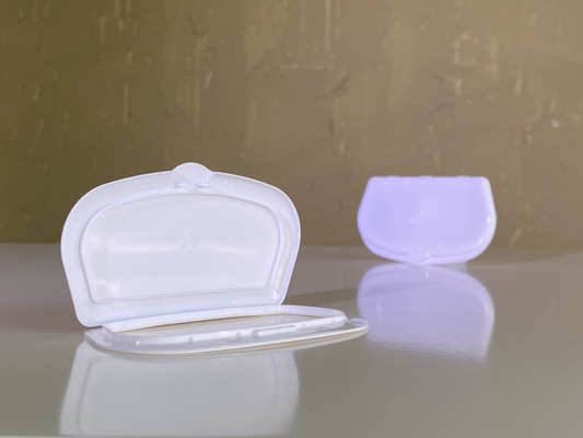 Capa de limpeza úmida de plástico à prova de evaporação 108*60 mm Forma do sector