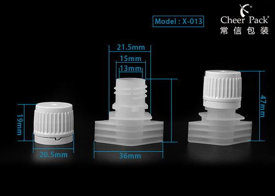 13 mm Caps de borracha de plástico para uso em embalagens de sacos de detergente