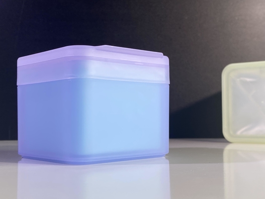 Jarros cosméticos de plástico para folhas de algodão e lenços higiénicos úmidos