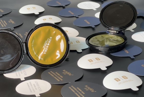 Fecho de filme compacto de vedação térmica para pó cosmético prensado