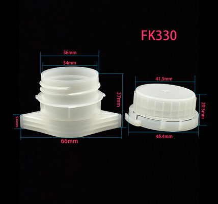 33mm Plastic Spout Caps usados em embalagens de sacos para embalagem de alimentos e cosméticos