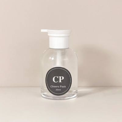 250 ml Shampoo Creme de banho Gel de chuveiro Loção corporal Embalagem cosmética recipiente cosmético frascos