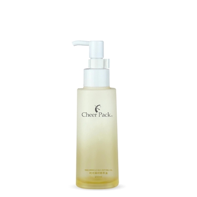 Customizado Âmbar congelado redondo 150ml Desinfetante para a pele Shampoo corporal Loção recipientes de plástico Bomba de chuveiro