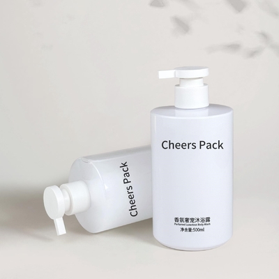 Logotipo personalizado Cosméticos Embalagem Loção garrafas 210ml 350ml 500ml Cuidados da pele Embalagem Loção garrafas
