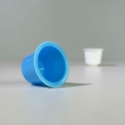 Copo de plástico PP descartável de 10ml com tampa de folha de alumínio para embalagem de alimentos