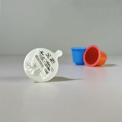 Copo de plástico PP descartável de 10ml com tampa de folha de alumínio para embalagem de alimentos